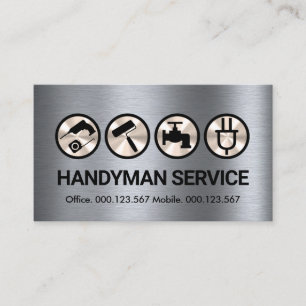 Tarjeta De Visita Reparación del hogar de las herramientas de mano d