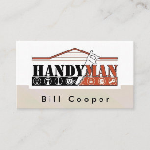 Tarjeta De Visita Reparación del hogar del Personalizable Handyman