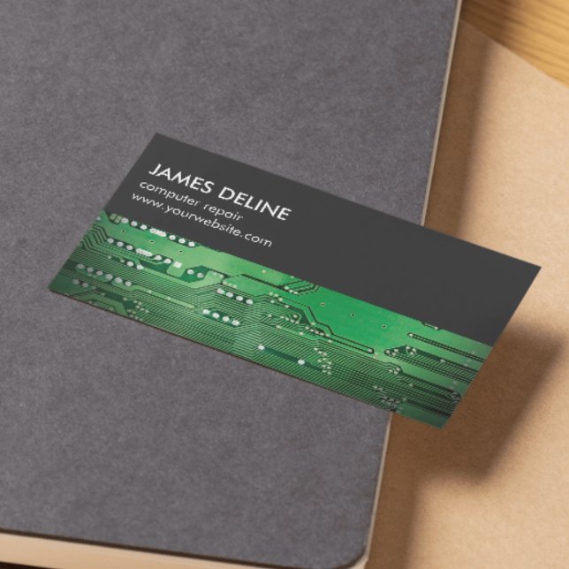 Tarjeta De Visita Reparación del ordenador de la placa del circuito  (Subido por el creador)