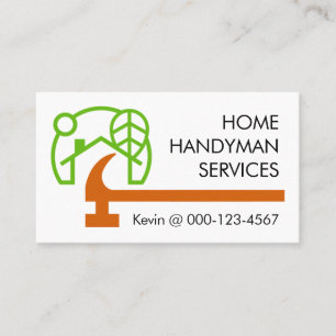 Tarjeta De Visita Reparación del Paisaje de Hammer Home