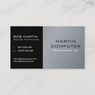 Tarjeta De Visita Reparación del servicio de computadora Cree su pro