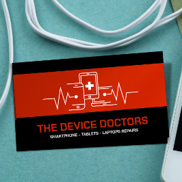 Tarjeta De Visita Reparación moderna de dispositivos profesionales