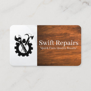 Tarjeta De Visita Reparación Renovación Ferretería Herramientas de R