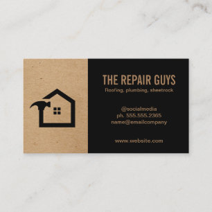 Tarjeta De Visita Reparación residencial   Handyman   Construcción