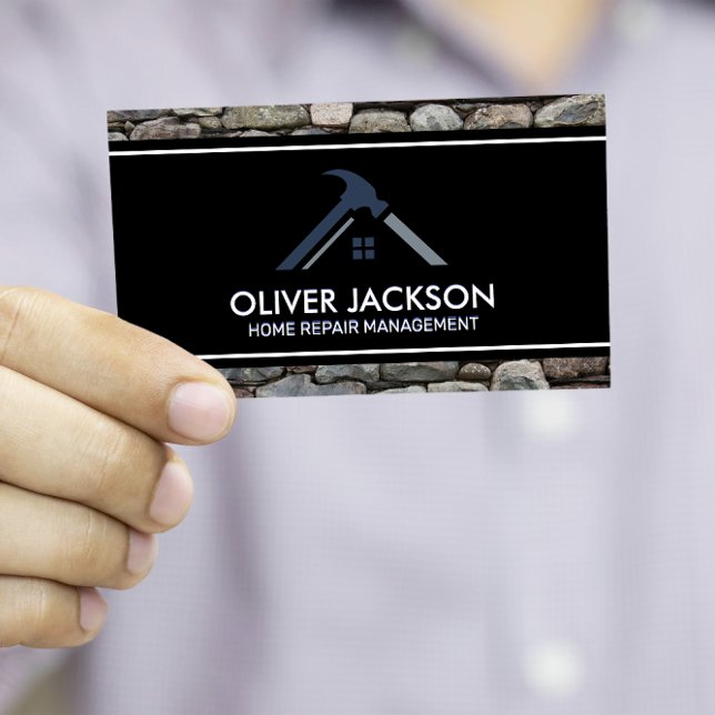 Tarjeta De Visita Reparación residencial | Muro de piedra | Líneas b (Subido por el creador)