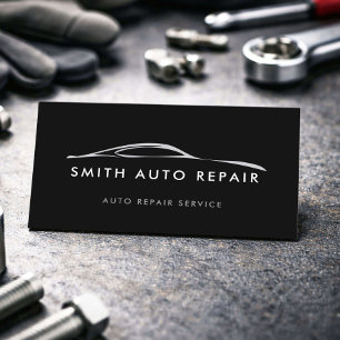 Tarjeta De Visita Reparación y Detallado de Autos