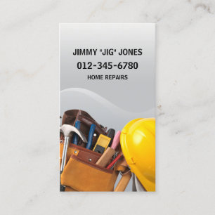 Tarjeta De Visita Reparaciones Domésticas de Mano de Obra