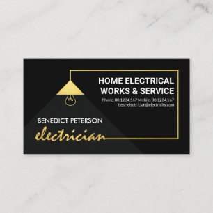 Tarjeta De Visita Reparaciones eléctricas de cable de alimentación e