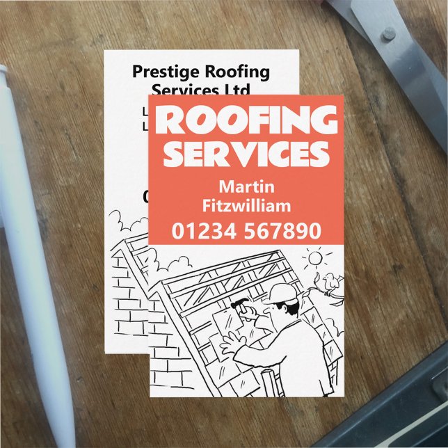 Tarjeta De Visita Reparaciones y techos de techos (Subido por el creador)