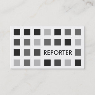 Tarjeta De Visita REPORTERO (cuadrados mod)