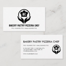 Tarjeta De Visita Repostero Pastelero Simple Panadería Pizzería Coci