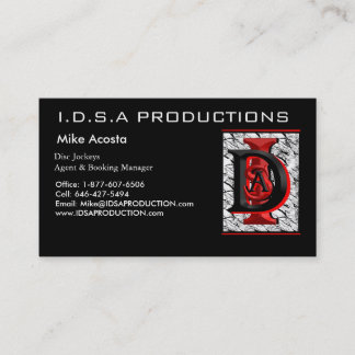 Tarjeta De Visita Represente 002, PRODUCCIONES de I.D.S.A, Mike