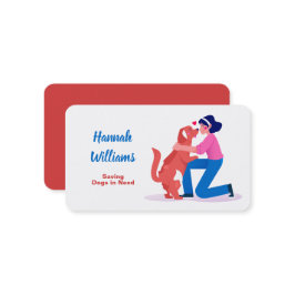 Tarjeta De Visita Rescate de perros