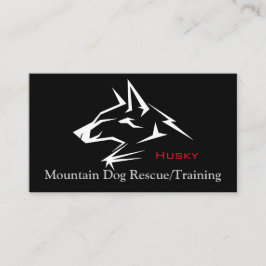 Tarjeta De Visita Rescate/entrenamiento del perro de la montaña