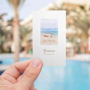 Tarjeta De Visita Resort de Spa y Salón Marítimo Barca de Pesca