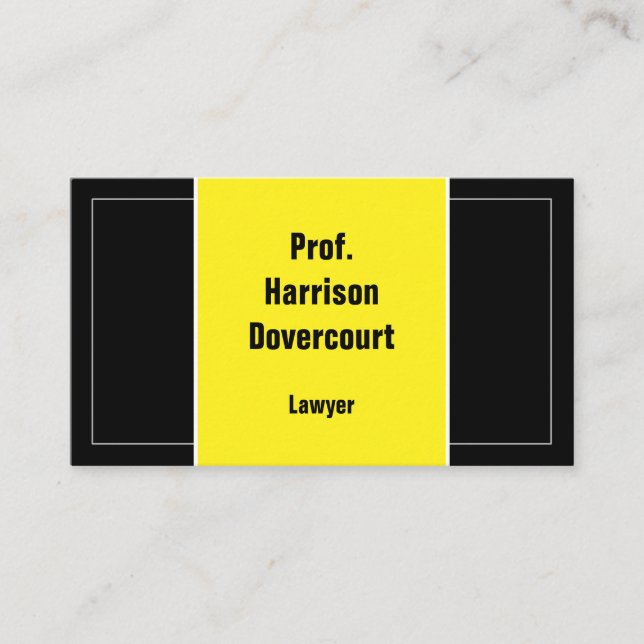 Tarjeta de visita respetable, humilde y profesiona (Anverso)