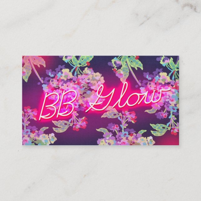 TARJETA DE VISITA RESPLANDOR DE ENCARGO DEL BB (Anverso)