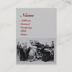 Tarjeta De Visita RESTAURACIÓN AUTOMÁTICA, AUTOMOTIVO, garaje de rep