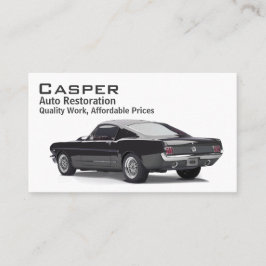Tarjeta De Visita Restauración de coches