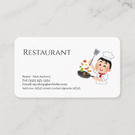 Tarjeta De Visita restaurante