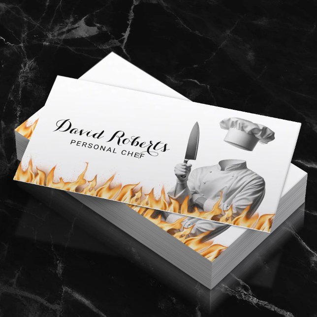 Tarjeta De Visita Restaurante Cook Chef Profesional (Subido por el creador)
