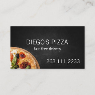 Tarjeta De Visita Restaurante de Pizza