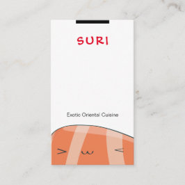 Tarjeta De Visita Restaurante de Sushi