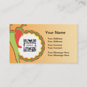 Tarjeta De Visita Restaurante del mexicano de la plantilla de la