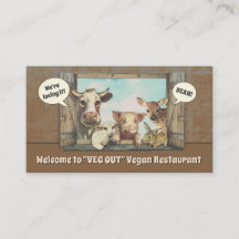 Restaurante del vegano (personalizable)