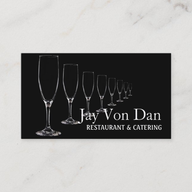 Tarjeta De Visita Restaurante Fiesta Wedding Planner (Anverso)