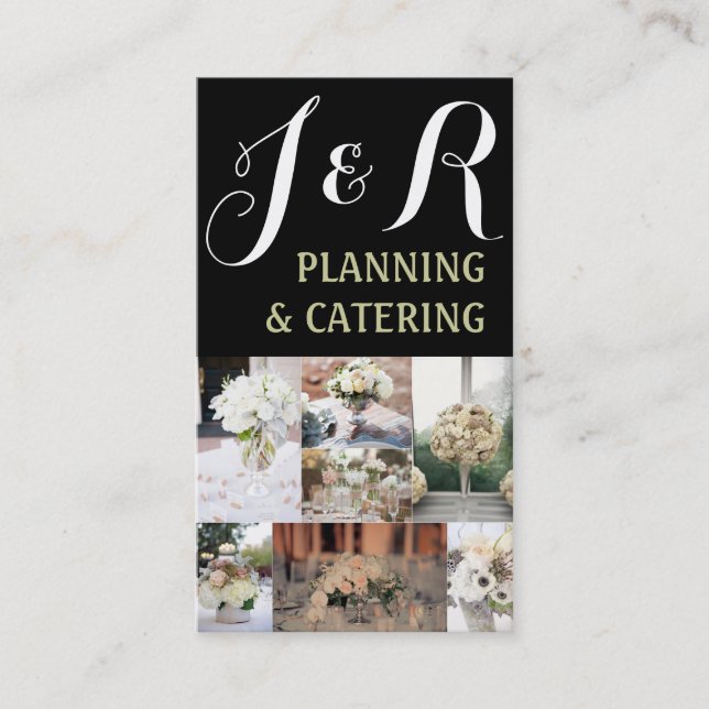 Tarjeta De Visita Restaurante Fiesta Wedding Planner (Anverso)