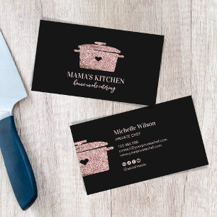 Tarjeta De Visita Restaurante Profesional Personal Chef Catering