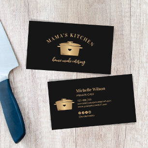 Tarjeta De Visita Restaurante Profesional Personal Chef Catering
