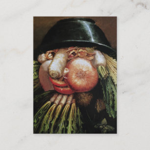 Tarjeta De Visita Restaurante vegetariano, granja orgánica, comida