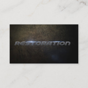 Tarjeta De Visita Restoration Business card