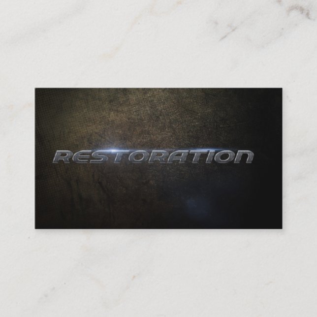 Tarjeta De Visita Restoration Business card (Anverso)