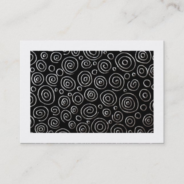 Tarjeta De Visita Resumen 181112 - Metalizado exótico (fronterizo) (Anverso)