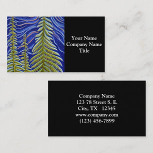 Tarjeta De Visita Resumen caprichoso Evergreens