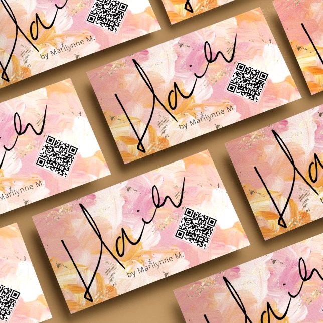 Tarjeta De Visita Resumen cometólogo del código QR (Subido por el creador)