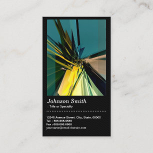 Tarjeta De Visita Resumen contemporáneo de construcción con código Q