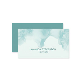 Tarjeta De Visita Resumen de acuarela moderna