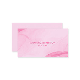 Tarjeta De Visita Resumen de acuarela moderna II