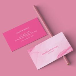 Tarjeta De Visita Resumen de acuarela moderna II