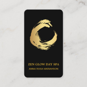 Tarjeta De Visita *~* Resumen de brocha de oro Reiki Zen Meditación 