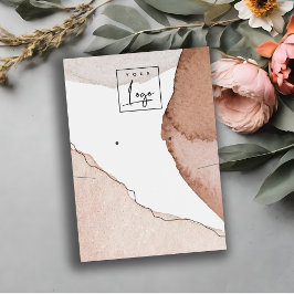 Tarjeta De Visita Resumen de color de agua collar para la visualizac