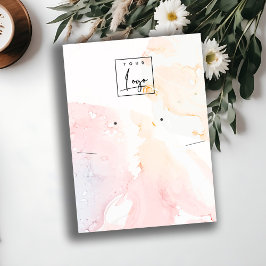 Tarjeta De Visita Resumen de color de agua collar para la visualizac