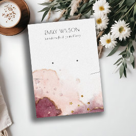 Tarjeta De Visita Resumen de color de agua collar para la visualizac