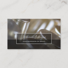 Tarjeta De Visita Resumen de estructuras de aleación metalizado de p