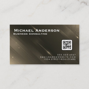 Tarjeta De Visita Resumen de fondo digital Código QR