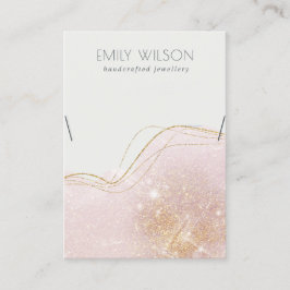 Tarjeta De Visita Resumen de la pantalla de collar brillante del Pur